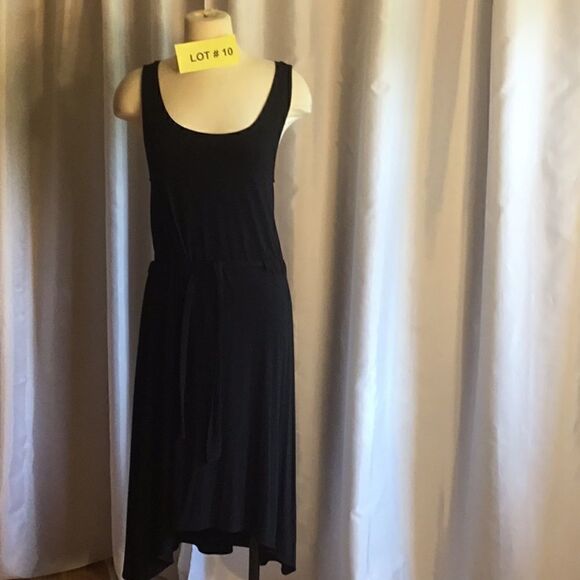 GAP tank style dress in black size medium tie frnt - Picture 2 of 13